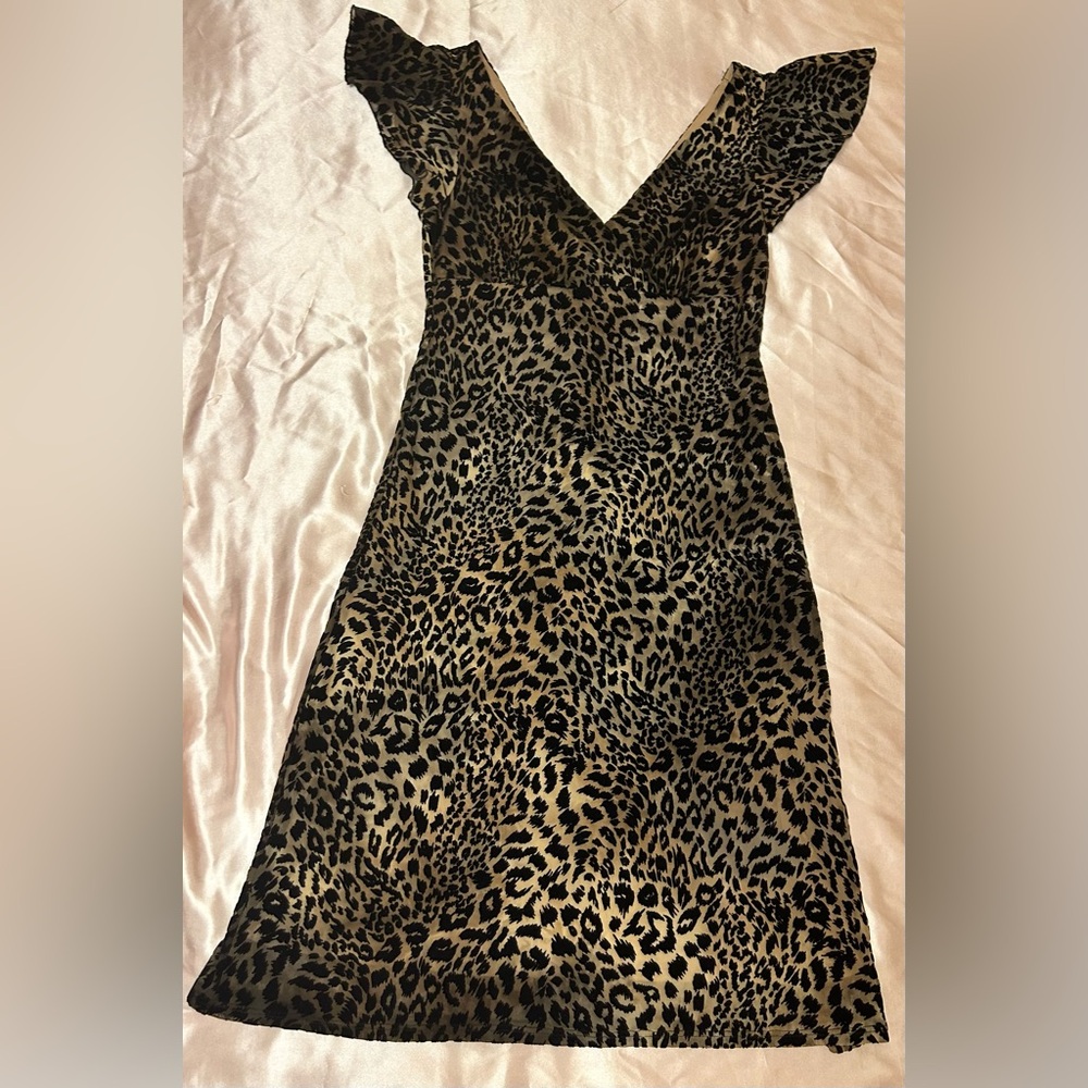 Teeze Me Tan Polyester Dress